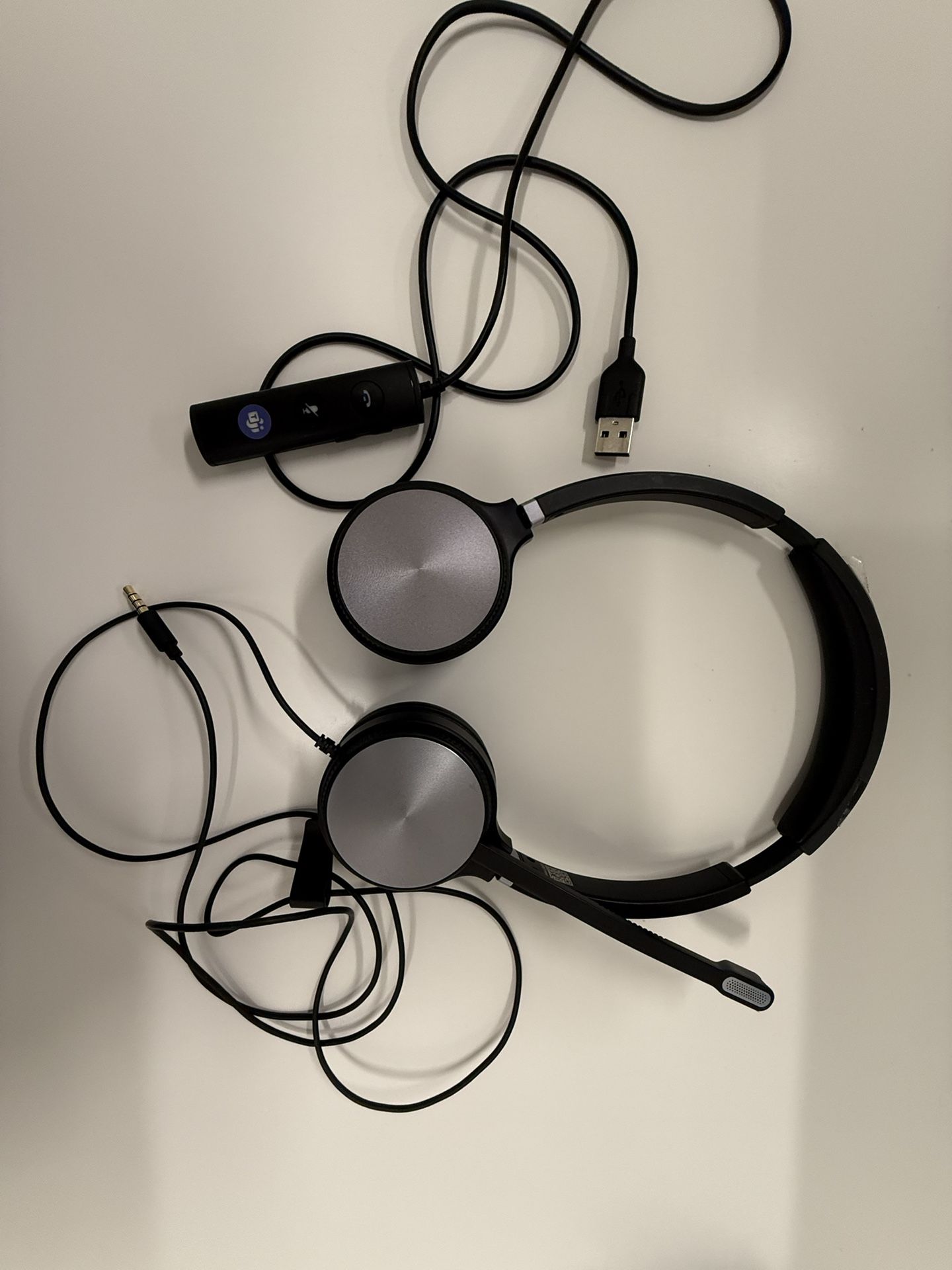 CA94010 Yealink Headset With Microphone For PC USB 3.5mm Jack