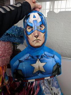 Captain America pinata head