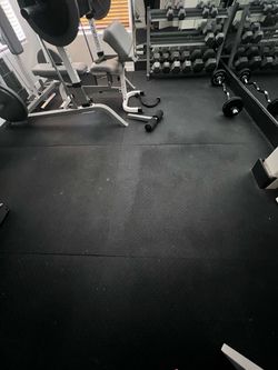 Weight floor mats