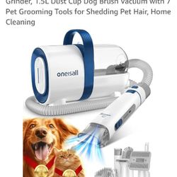 Pet Vacuum And Grooming Kit 