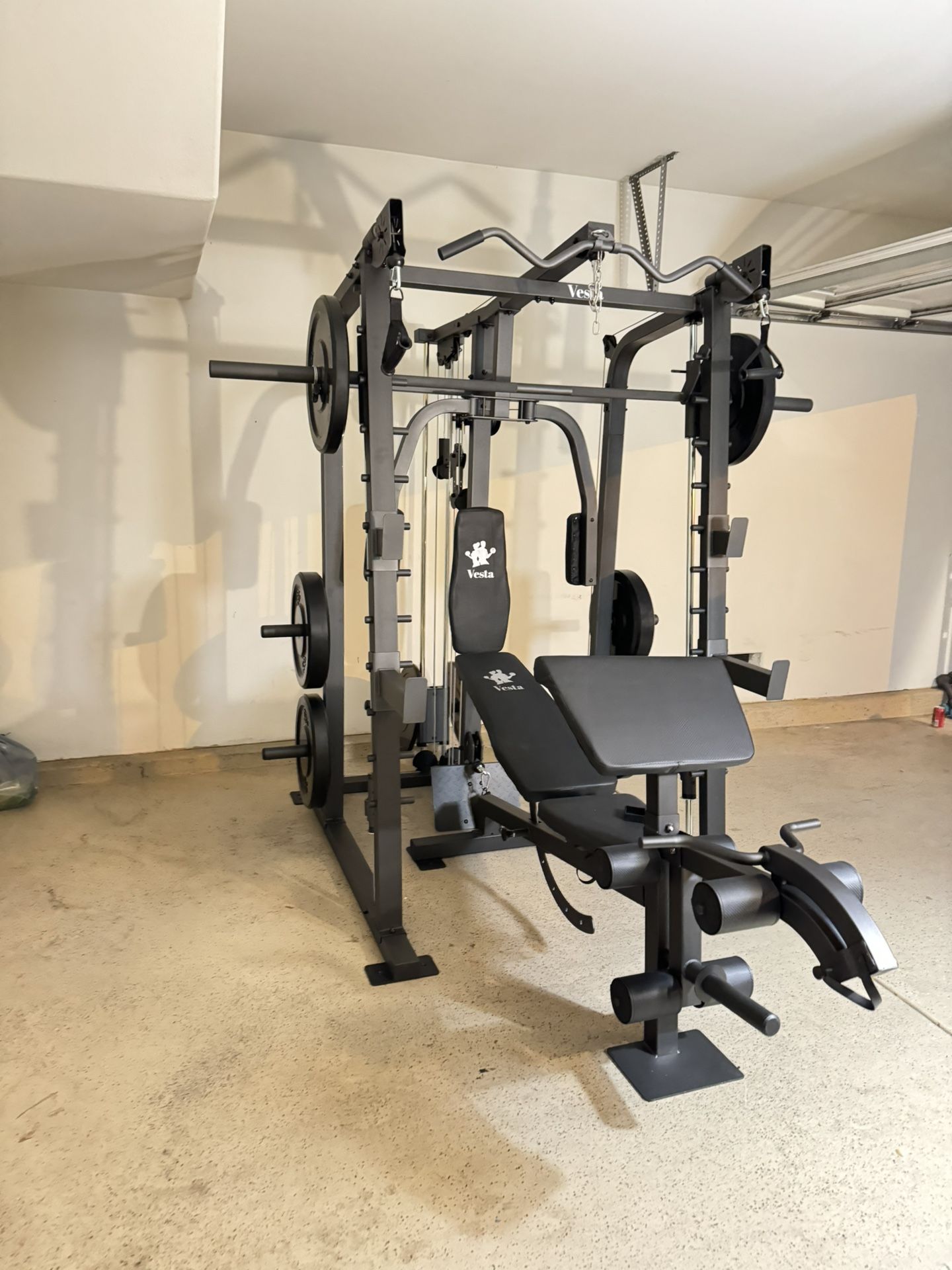 Smith Machine SM2001/FID Adj Bench/Gym Equipment/Fitness/Squat Rack/‼️⭕️WEIGHTS AND BARBELL SOLD INDIVIDUALLY ⭕️‼️FREE DELIVERY🚚