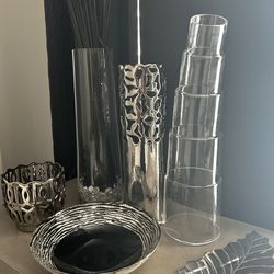 Silver & Glass Decor