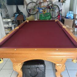Professional Grade Pool Table & all accessories 