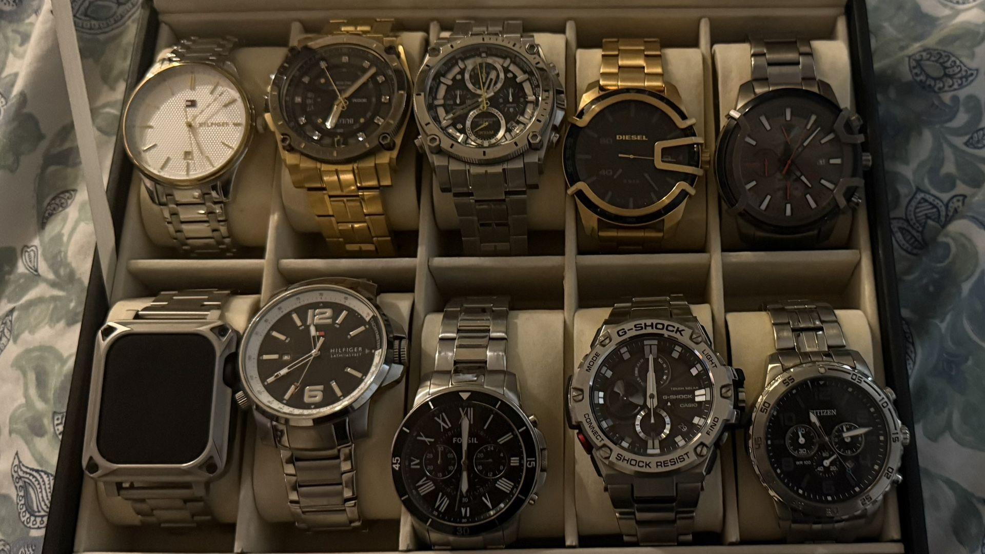 Man watches