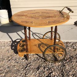 Italian Liqueur Cart Imported From Venice Excellent Condition