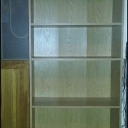 Bookcase size length 72 inches width 28 inches depth 12 inches