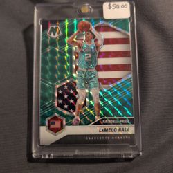 Lamelo Ball National Pride Green Mosaic Rookie Card