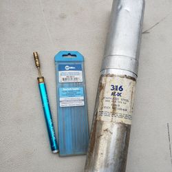 Miller Rare Tungsten Electrodes,  316 AC-DC Stainless Steel Electrodes,  Pencil Torch 