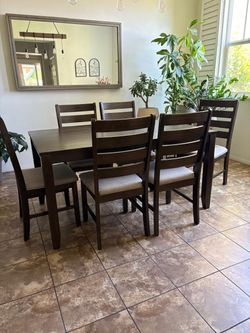 Dining Table- brown/beige