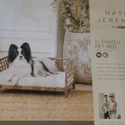 Elevated Dog Bed. With  Mattress That Has Faux Fur Cover