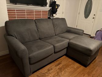 Grey Sofa With Chaise