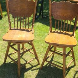 Wood Bar Chairs