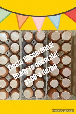 Fiesta Ready To Decorate Cascarones🟥⬇️read DESCRIPTION 