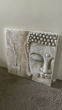 Beautiful texture Buddha frame
