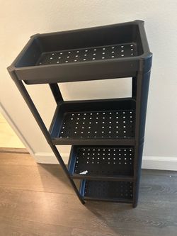 4 tier plastic rack
