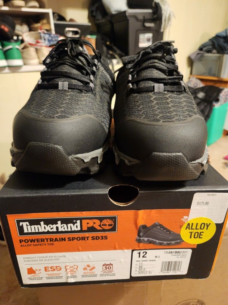 TIMBERLAND PRO POWERTRAIN Sport sd35 alloy Toe Work- Size 12