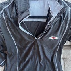 Chiefs Pullover Quarter Zip - Antigua Brand - Large