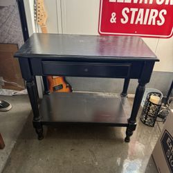 Solid Wood Console Table With Drawer