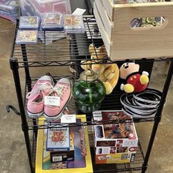 2 Metal Shelves 