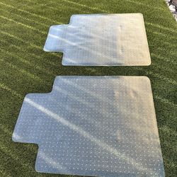 2 like new office chair mats 36 x 48 inches