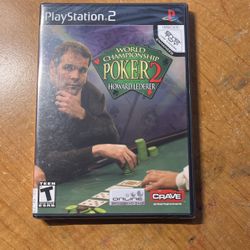 World Championships Poker 2 - PS2 Brand New 