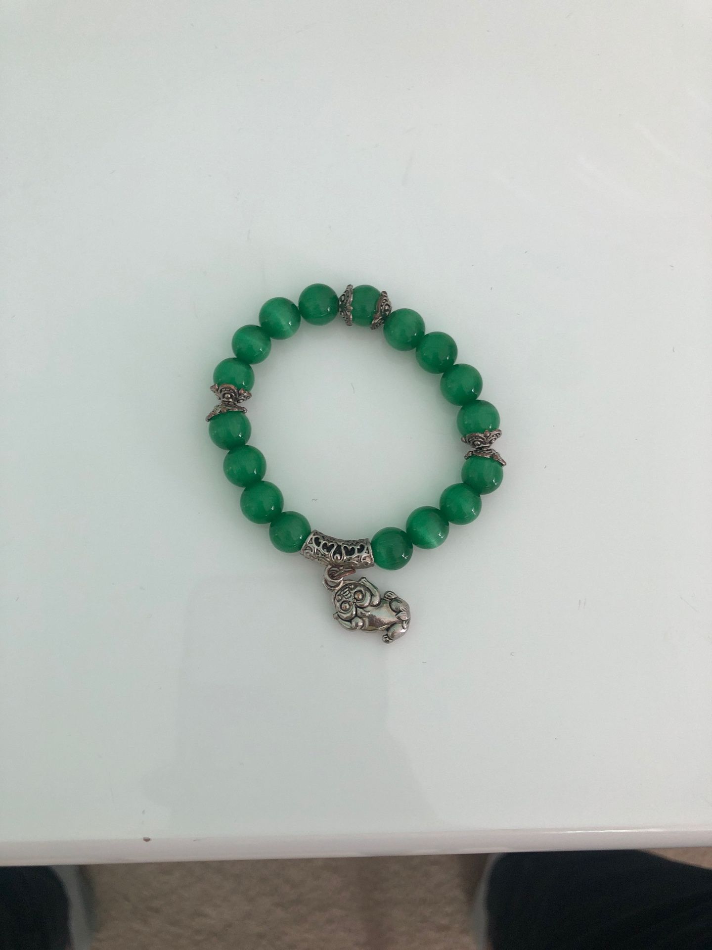 Marble necklace and bracelet