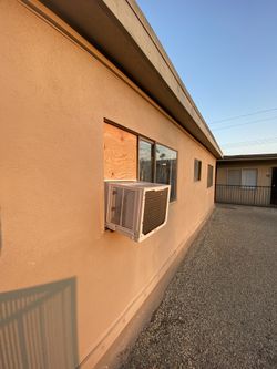 Window ac side to side