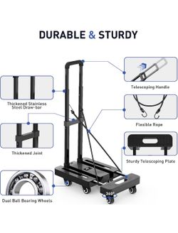 SPACEKEEPER, 500 LB Heavy Duty Utility Dolly