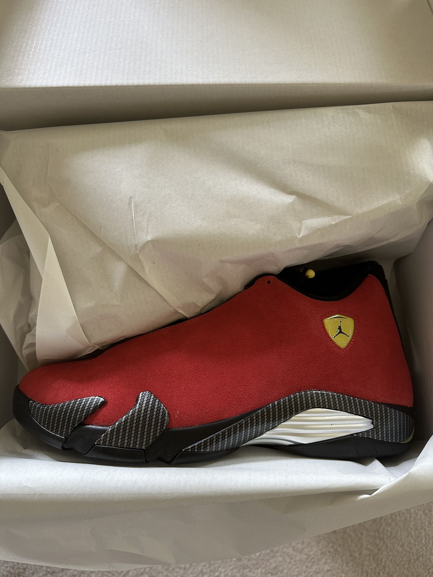 Jordan 14 Ferrari Size 14