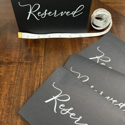 Reserved Signs