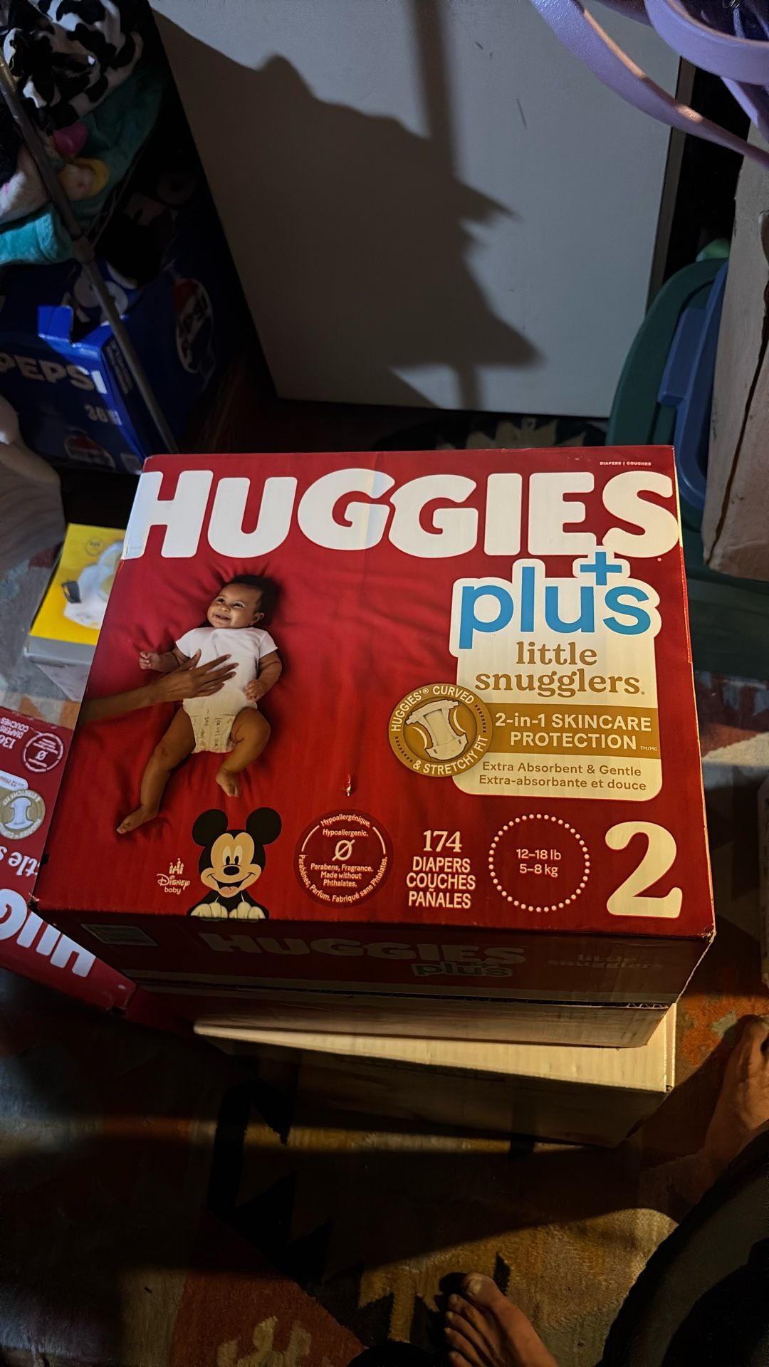 Huggies Size 2 Plus -174 cnt