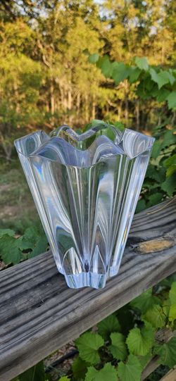 Vintage Heavy Kosta Boda Crystal Vase