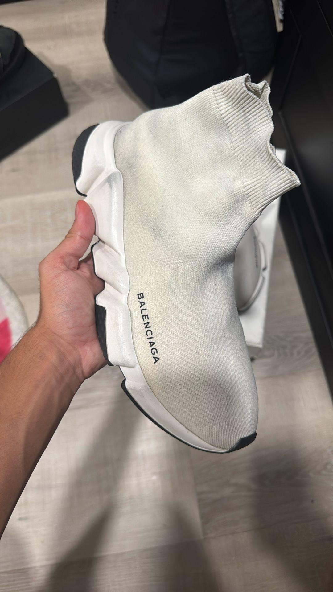 Disha Cream Balenciaga Socks BALENCIAGA Paris Low Trainers Women