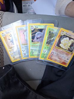 Original OG Pokémon cards