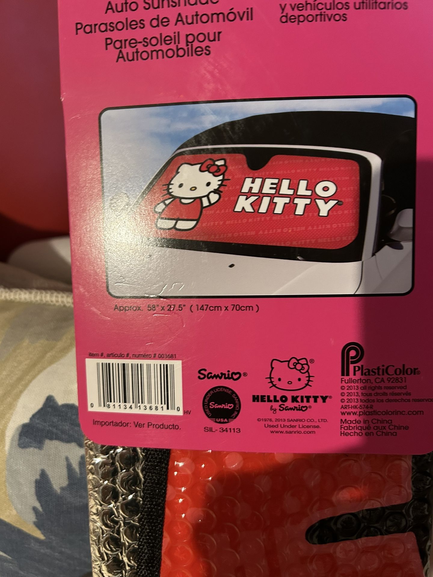 Hello Kitty Auto Sunshade