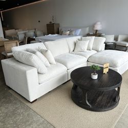 NEW Modular Cloud Sofa Sectional With Ottoman Chaise — FREE Delivery