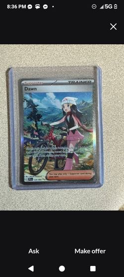 Pokémon Dawn Trainer Supporter Card 129/094