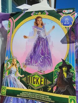 Wicked Glinda Deluxe Child Costume Size L/G (10-12)