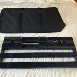 Guitar Pedal Board Pedaltrain Jr Max, Strat Pick guards, and Box of Tubes