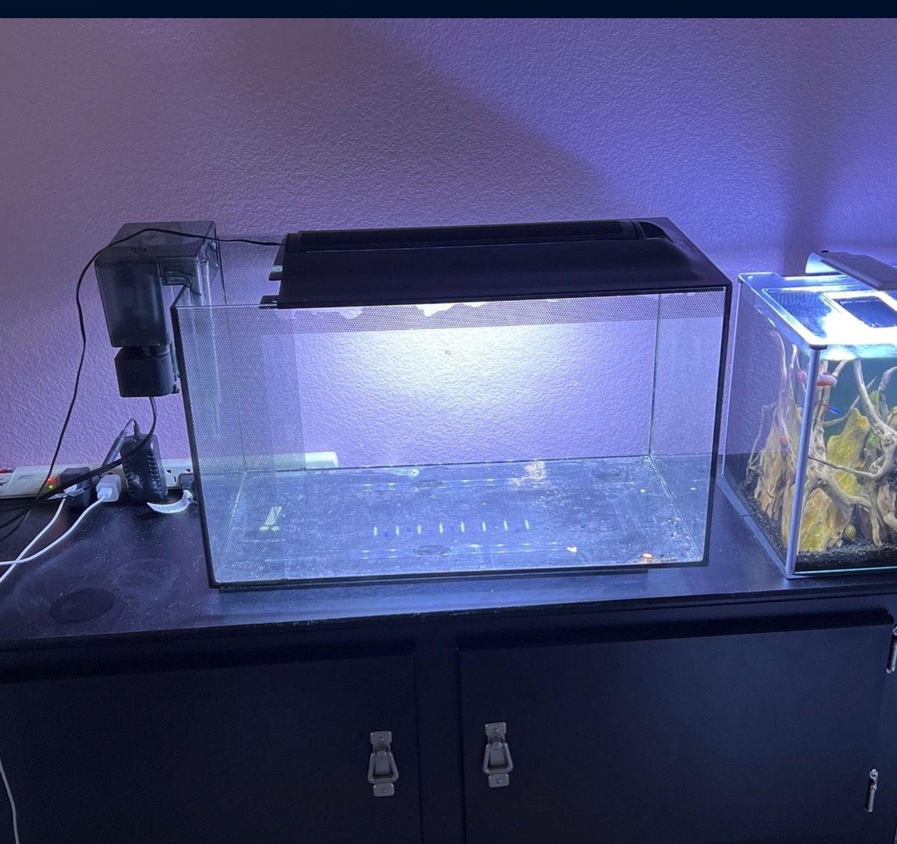 13 Gallon Fish Tank With Light And Filter
