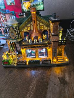 Lemax Animated Yulesteiner Brewery