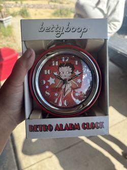 Betty Boop Clock