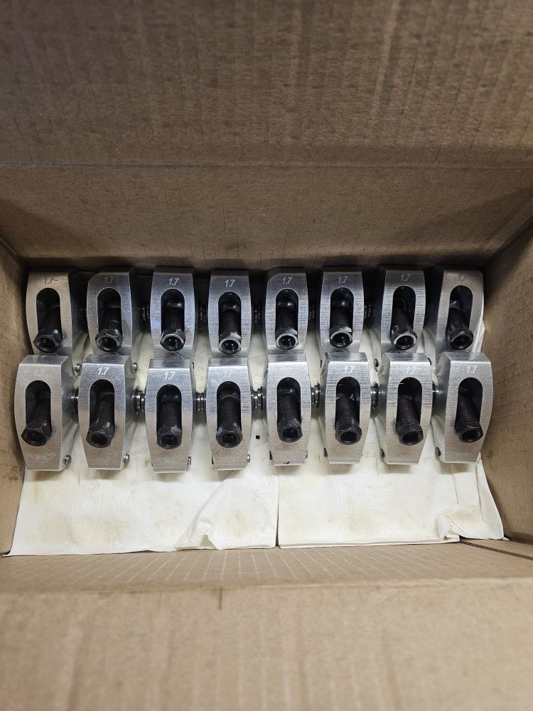 Erson Extreme Duty Roller Rockers 1.7 Lift 7/16 Stud V8 BBC