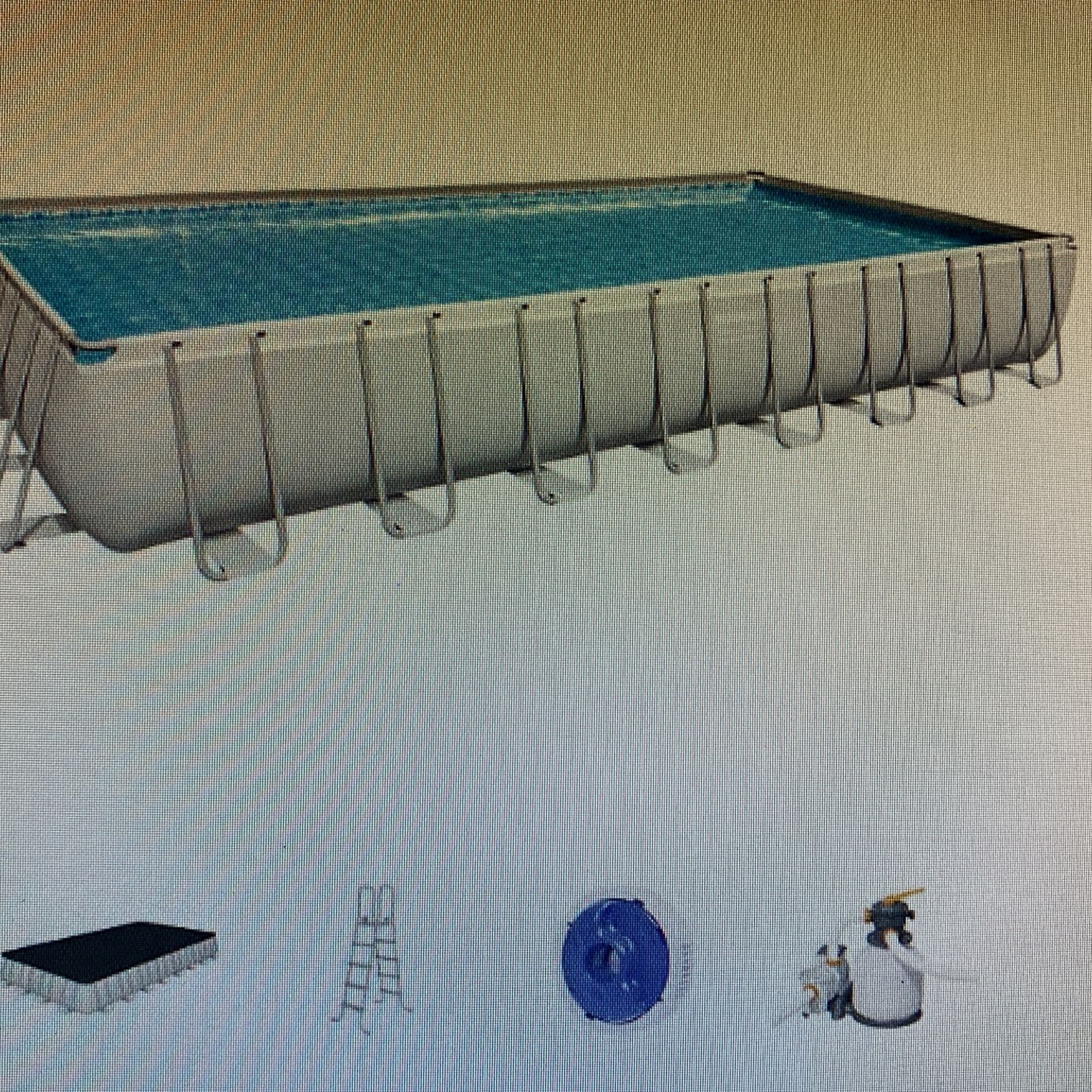 Bestway Platinum Series Power Steel 31’4 X 16x52 Above Ground Pool Set