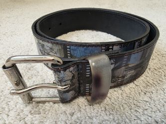 Vintage Y2K Style Lenticular Moving Picture Filmstrip Belt Size M
