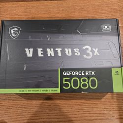 Nvidia Geforce RTX 5080 16gb