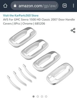 01-06 Tahoe Chrome Door Handles And Mirrors