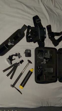 GoPro Hero 8 Black with accessories & case!