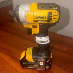 Dewalt Impact Driver + 3aH Battery