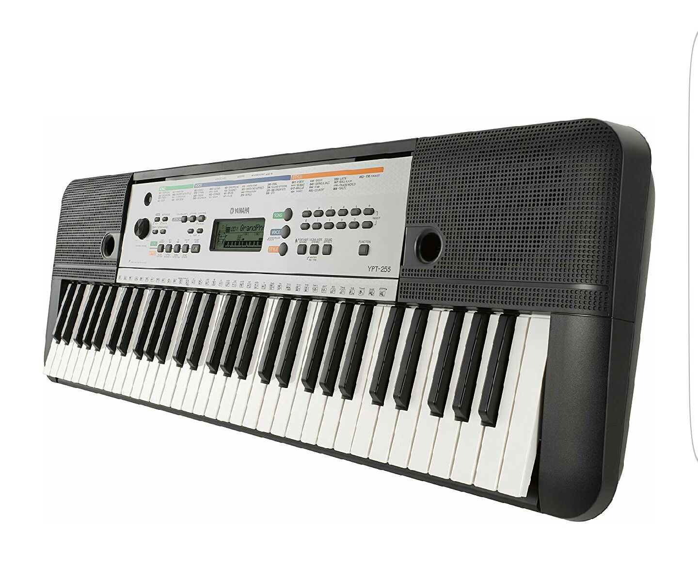 Yamaha YPT255 61 Full Size Key Personal Keyboard with stand